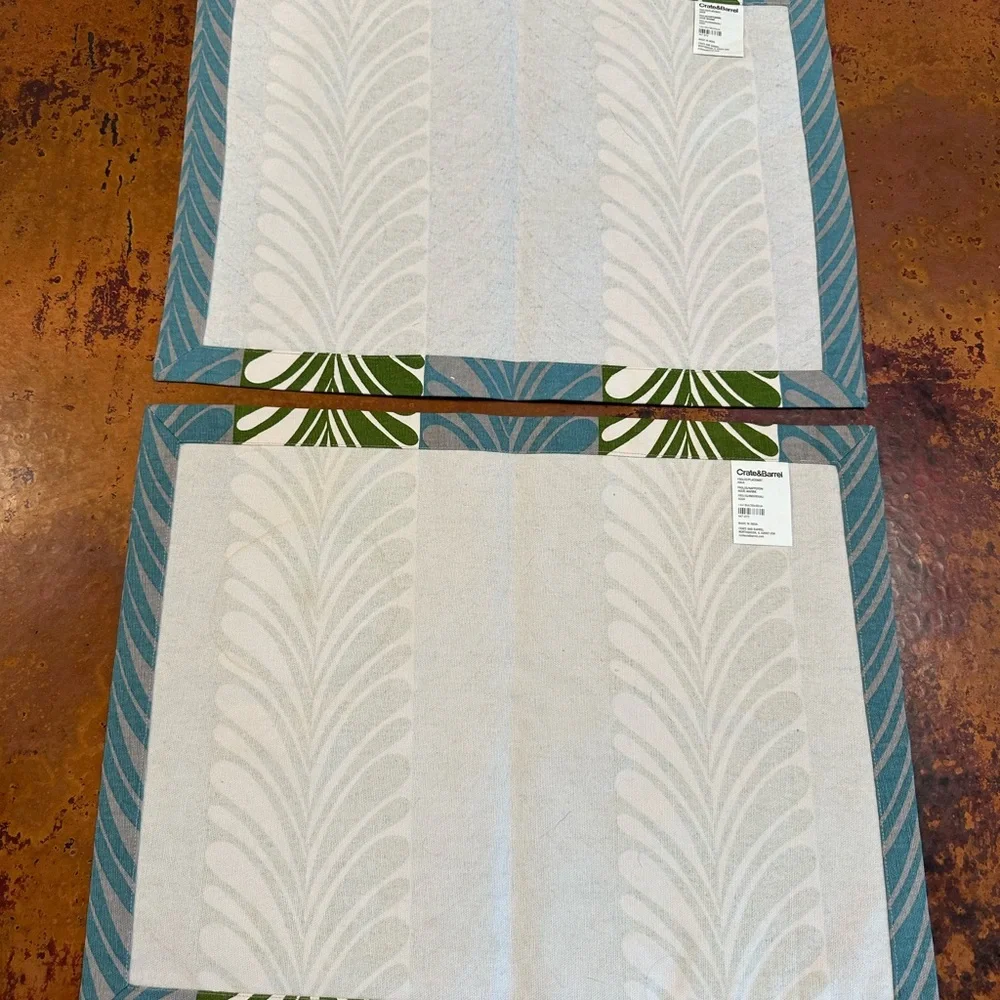 Crate&Barrel Placemats Set of 2